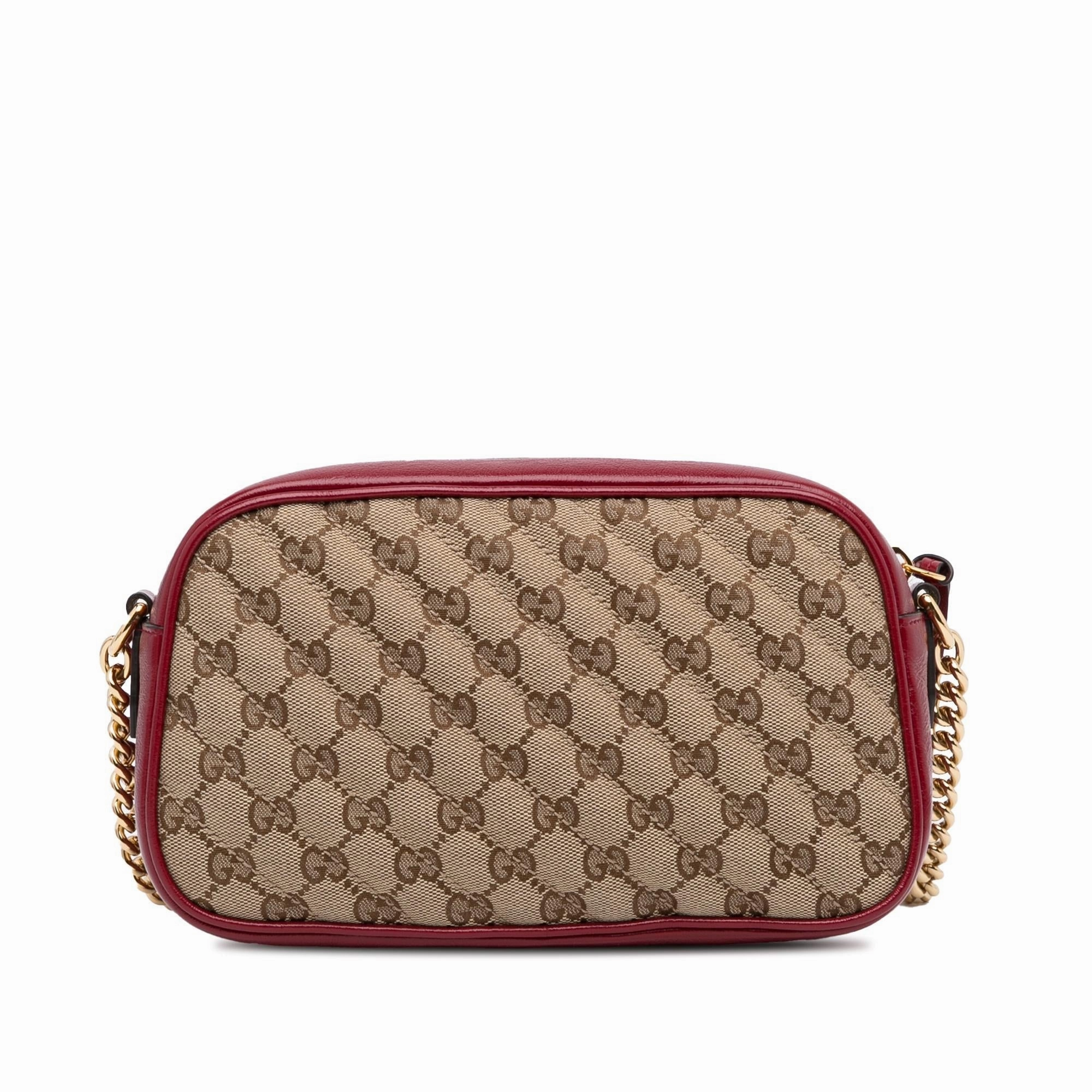 Gucci GG Canvas Marmont Crossbody Bag (SHG-cejdEP)