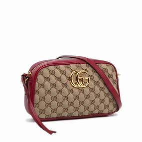Gucci GG Canvas Marmont Crossbody Bag (SHG-cejdEP)