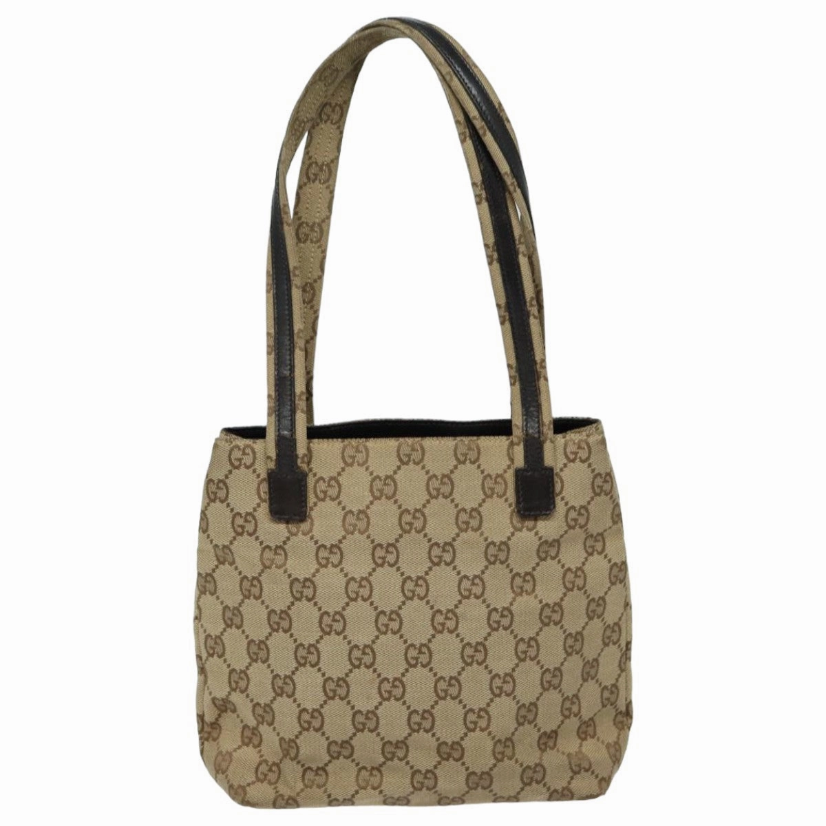 GUCCI GG Canvas Shoulder Bag Beige 002 1075  82821