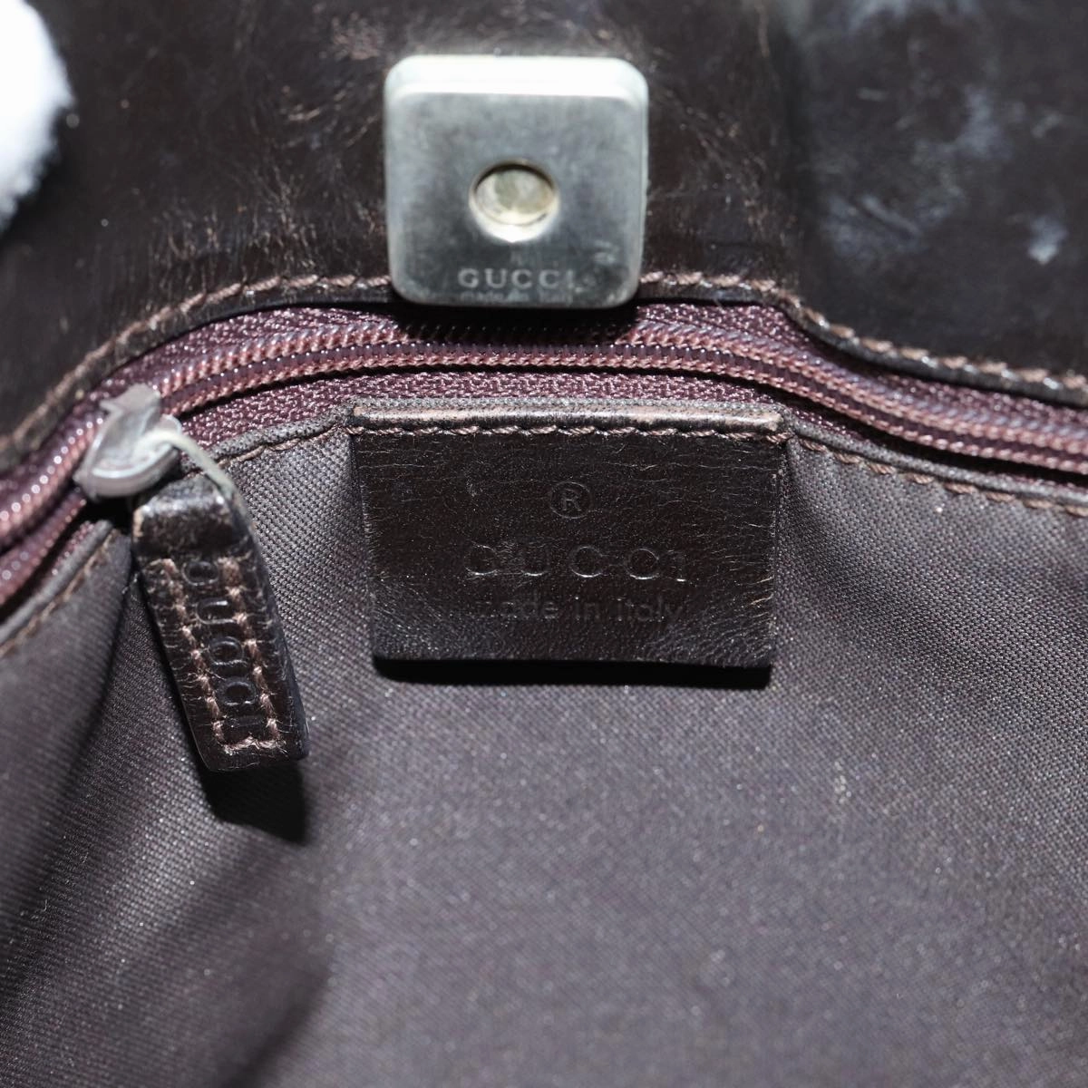 GUCCI GG Canvas Shoulder Bag Beige 002 1075  82821