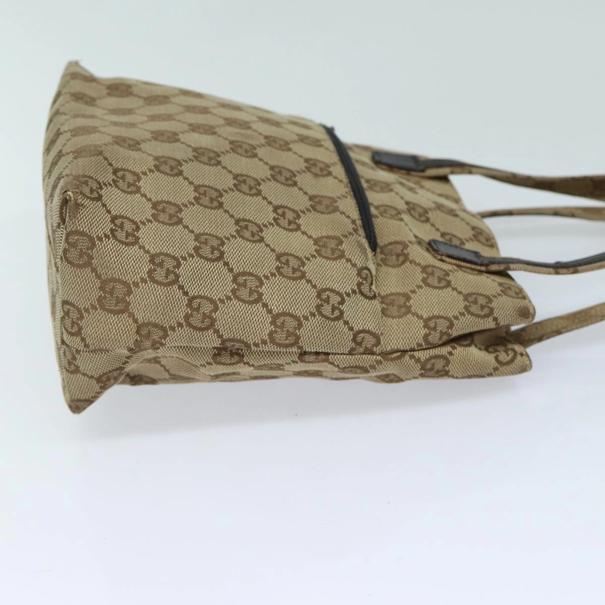 GUCCI GG Canvas Shoulder Bag Beige 002 1075  82821