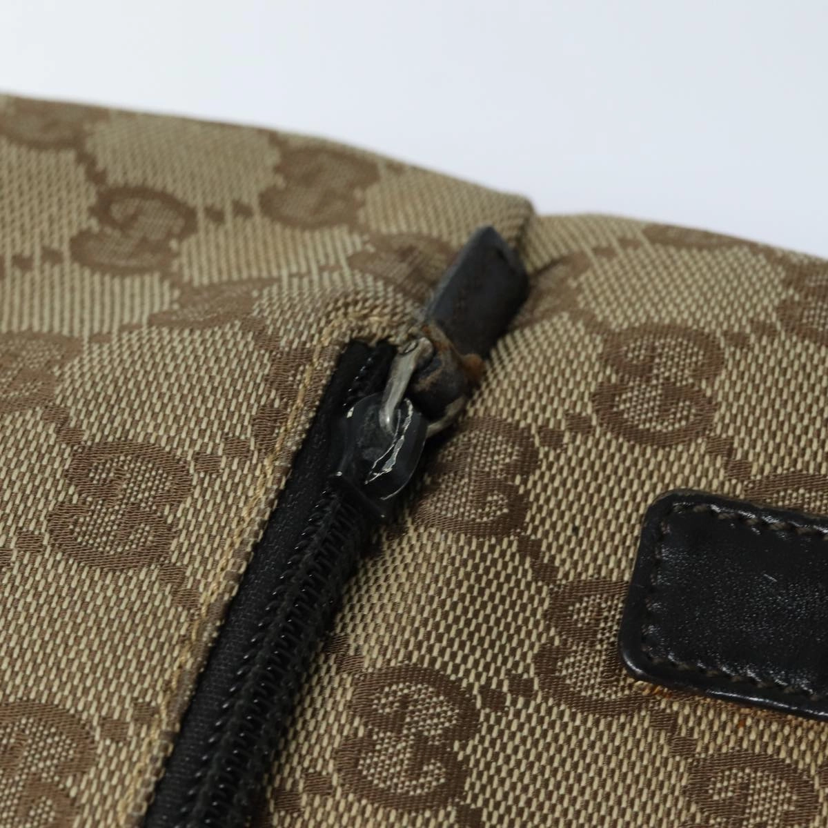 GUCCI GG Canvas Shoulder Bag Beige 002 1075  82821