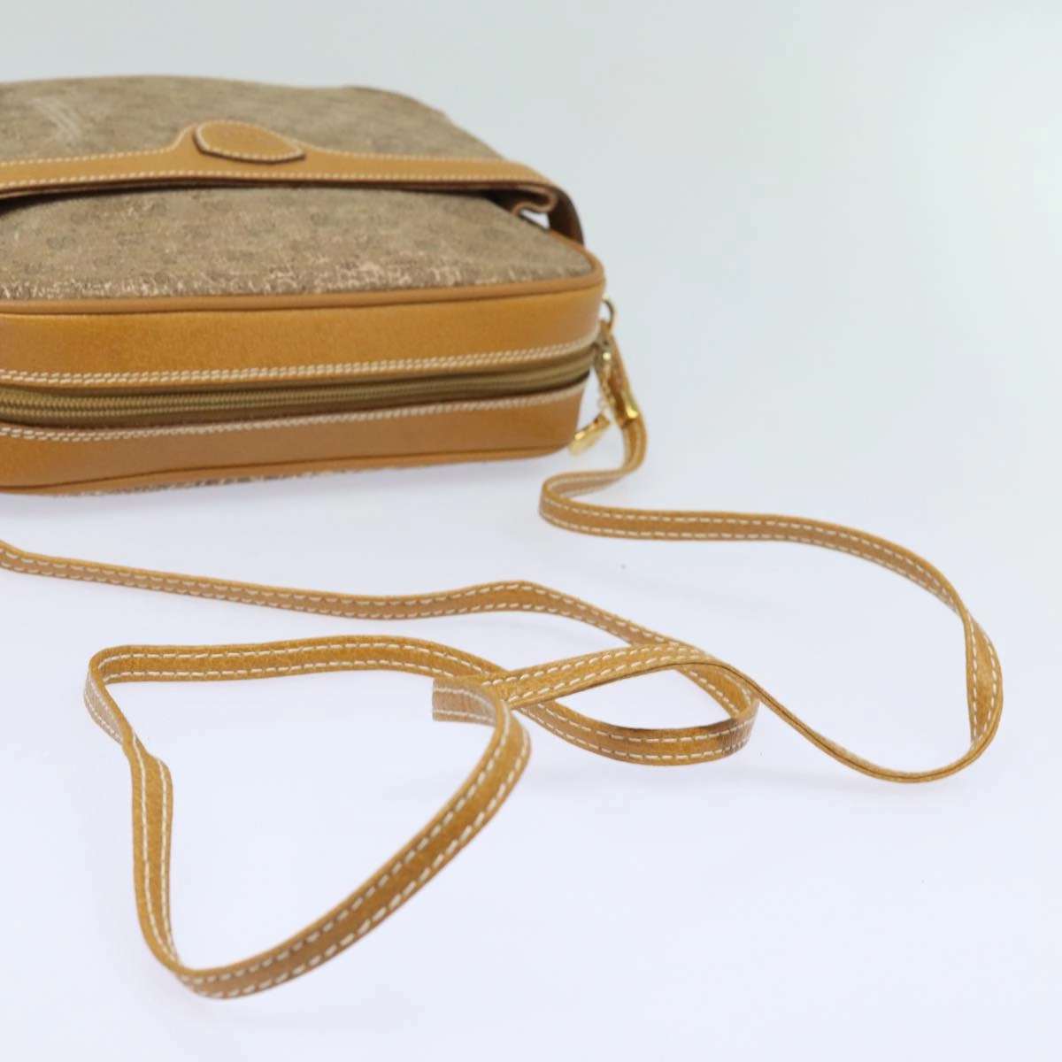 GUCCI GG Canvas Shoulder Bag Beige 007 904 0423  th5148