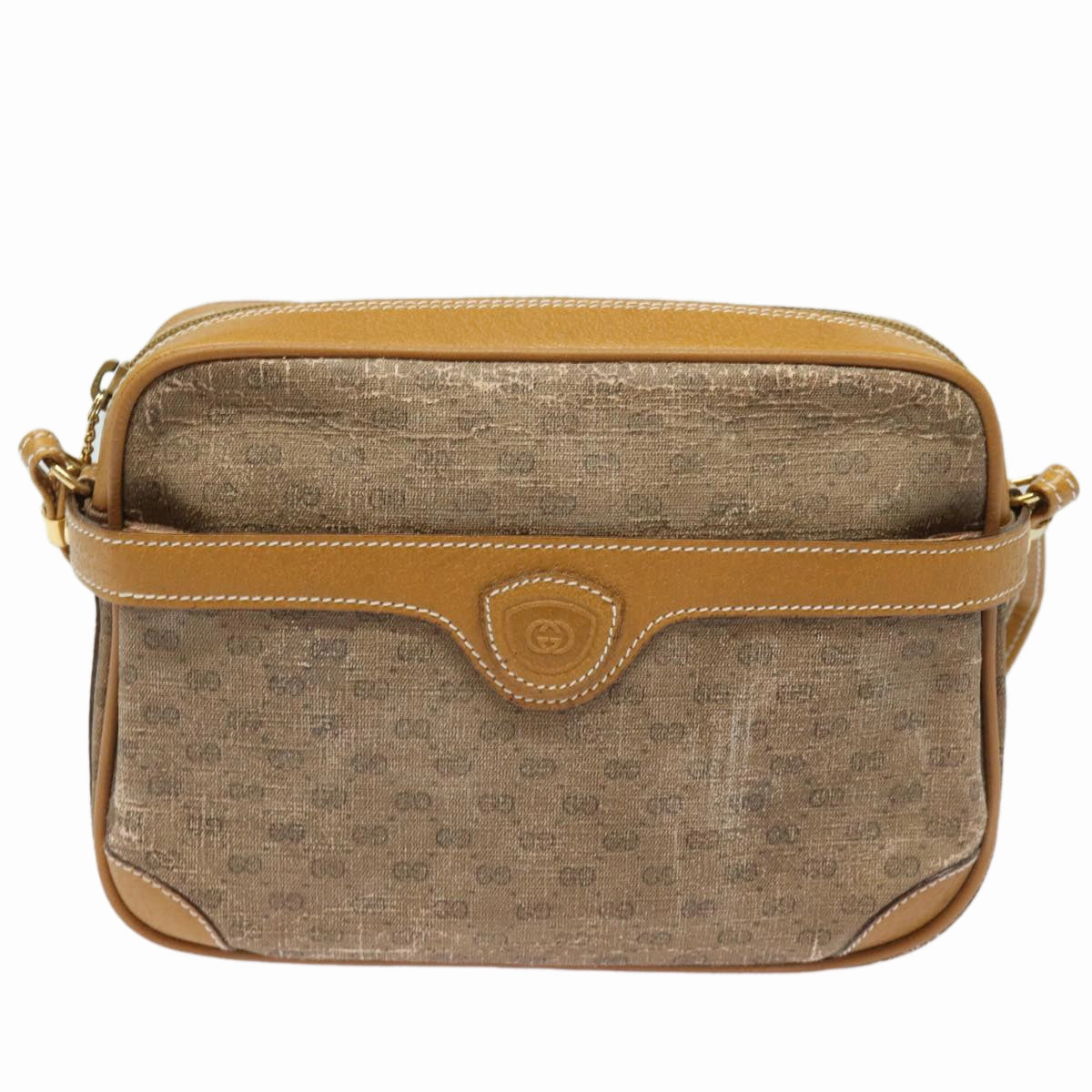 GUCCI GG Canvas Shoulder Bag Beige 007 904 0423  th5148