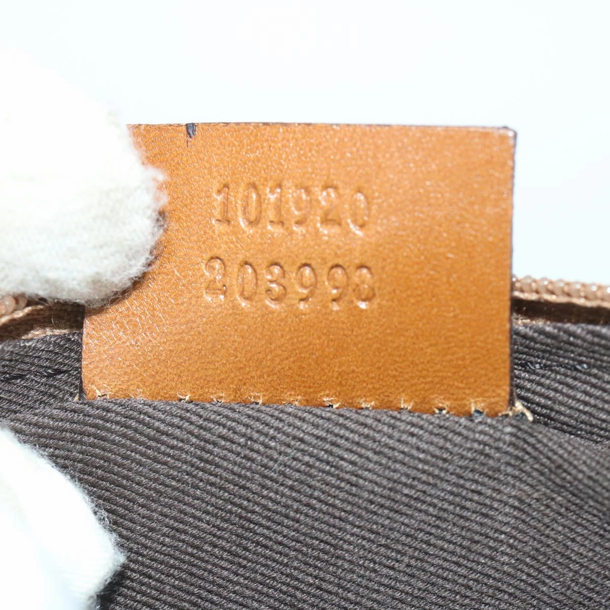 GUCCI GG Canvas Shoulder Bag Beige 101920  56682