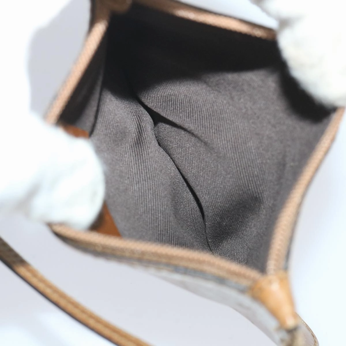 GUCCI GG Canvas Shoulder Bag Beige 101920  56682