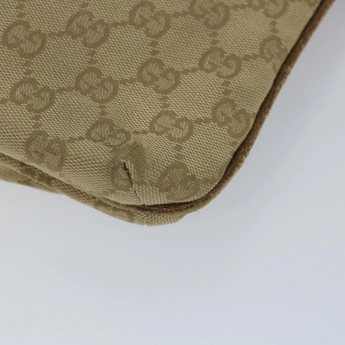 GUCCI GG Canvas Shoulder Bag Beige 115514  ep2073