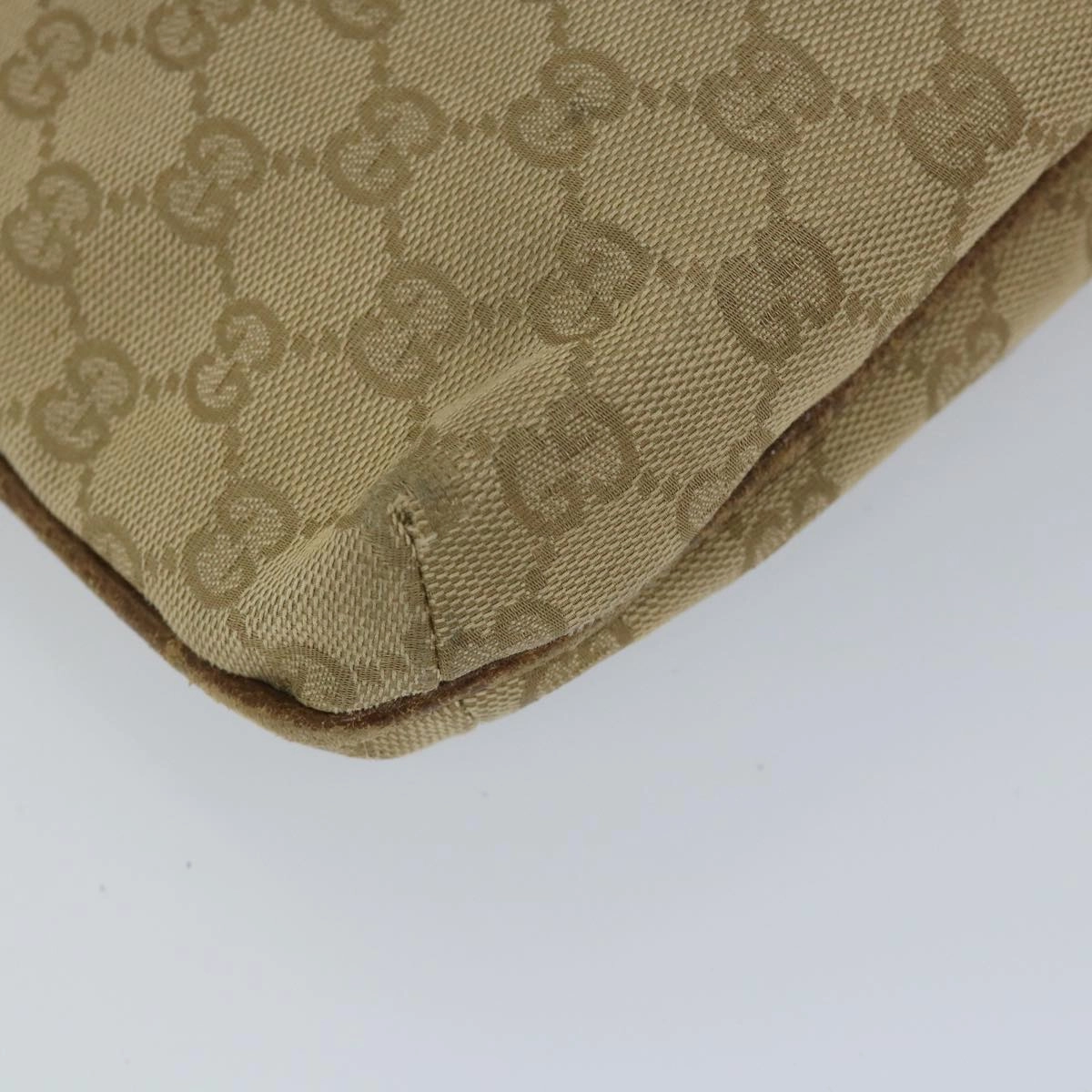 GUCCI GG Canvas Shoulder Bag Beige 115514  ep2073