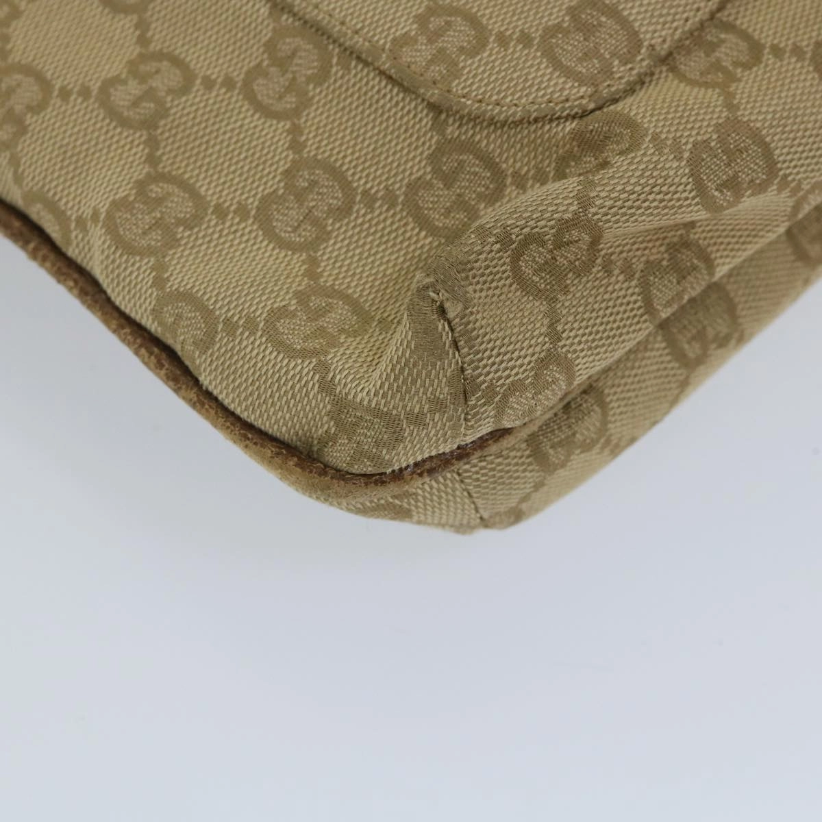 GUCCI GG Canvas Shoulder Bag Beige 115514  ep2073