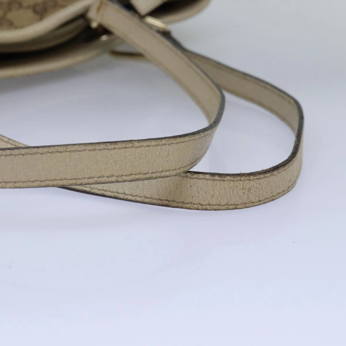 GUCCI GG Canvas Shoulder Bag Beige 120837  77373