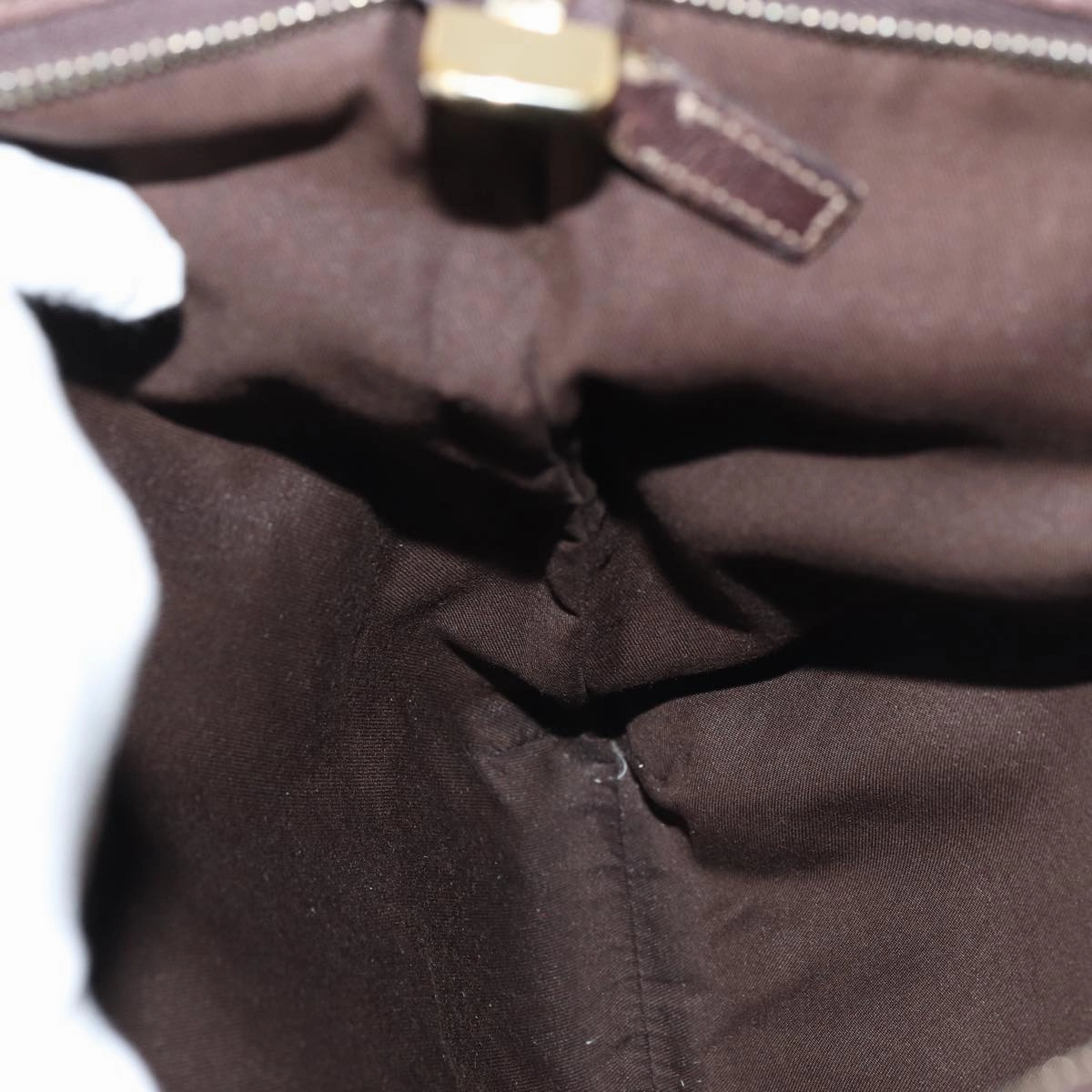 GUCCI GG Canvas Shoulder Bag Beige Brown 131326  cl847