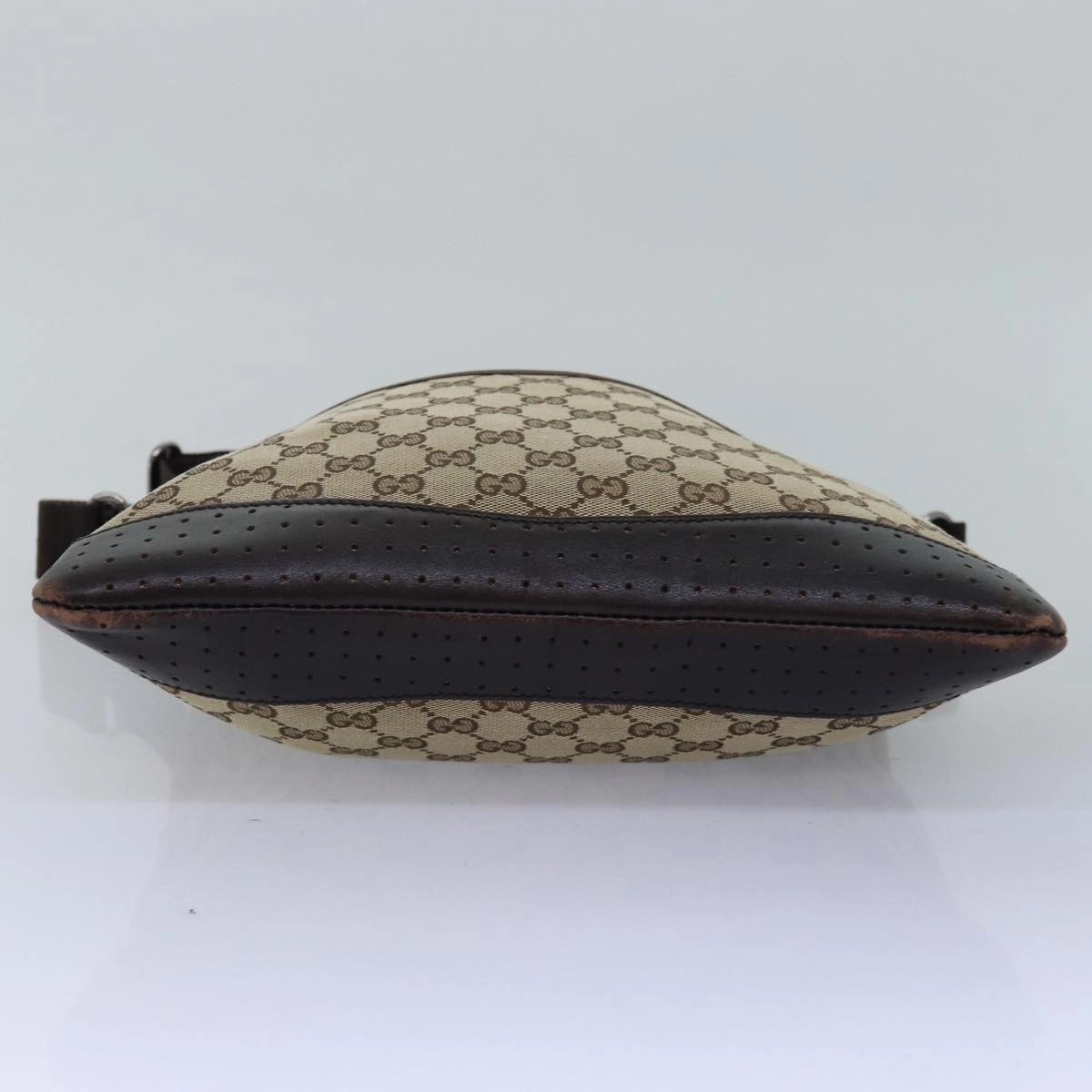 GUCCI GG Canvas Shoulder Bag Beige Brown 145857  74869