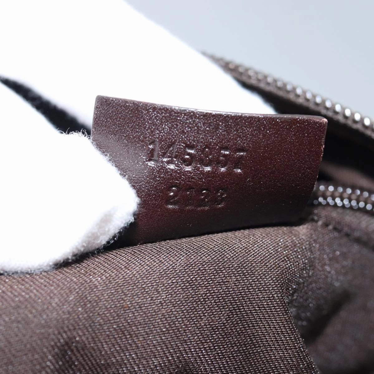 GUCCI GG Canvas Shoulder Bag Beige Brown 145857  74869