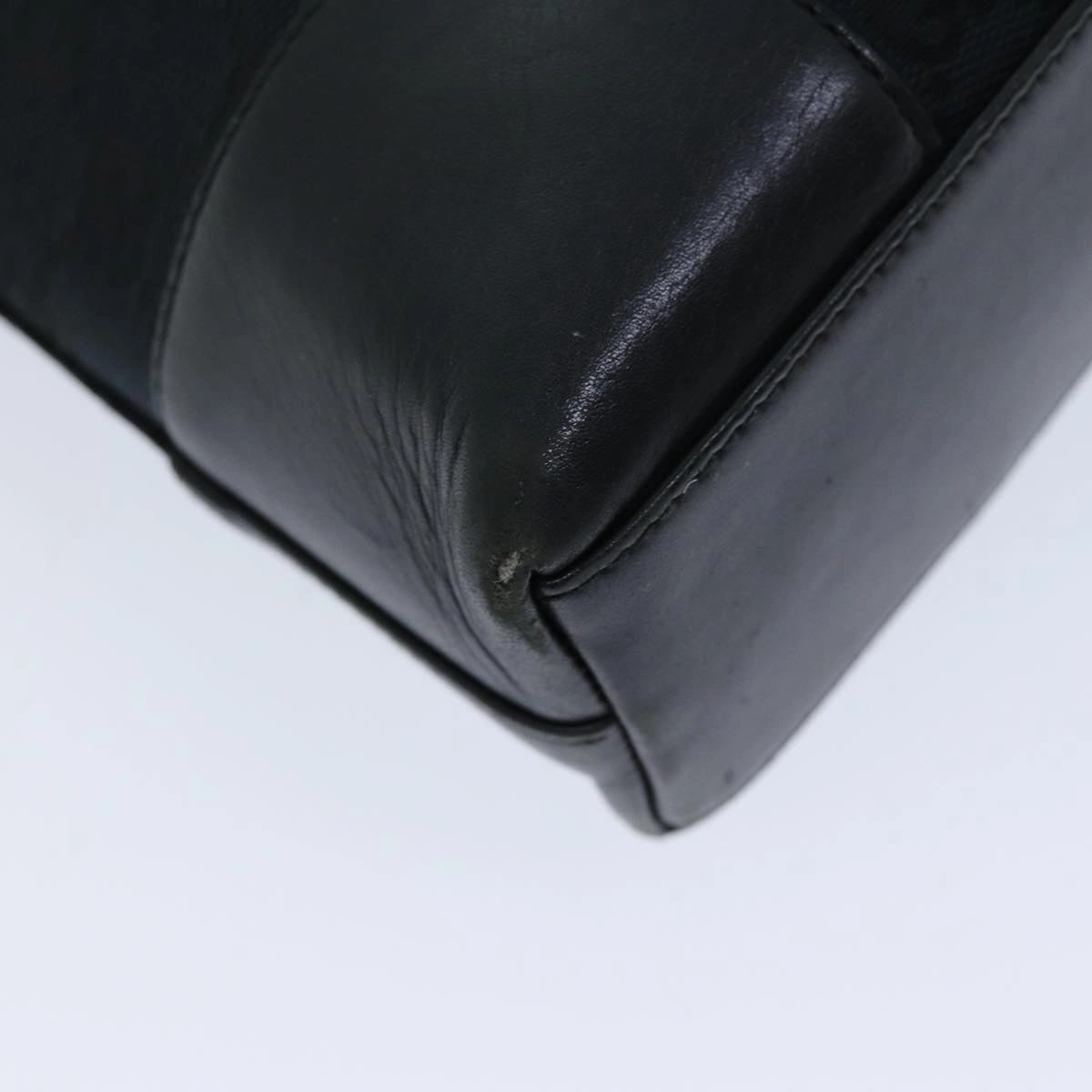 GUCCI GG Canvas Shoulder Bag Black 001 4231  75599