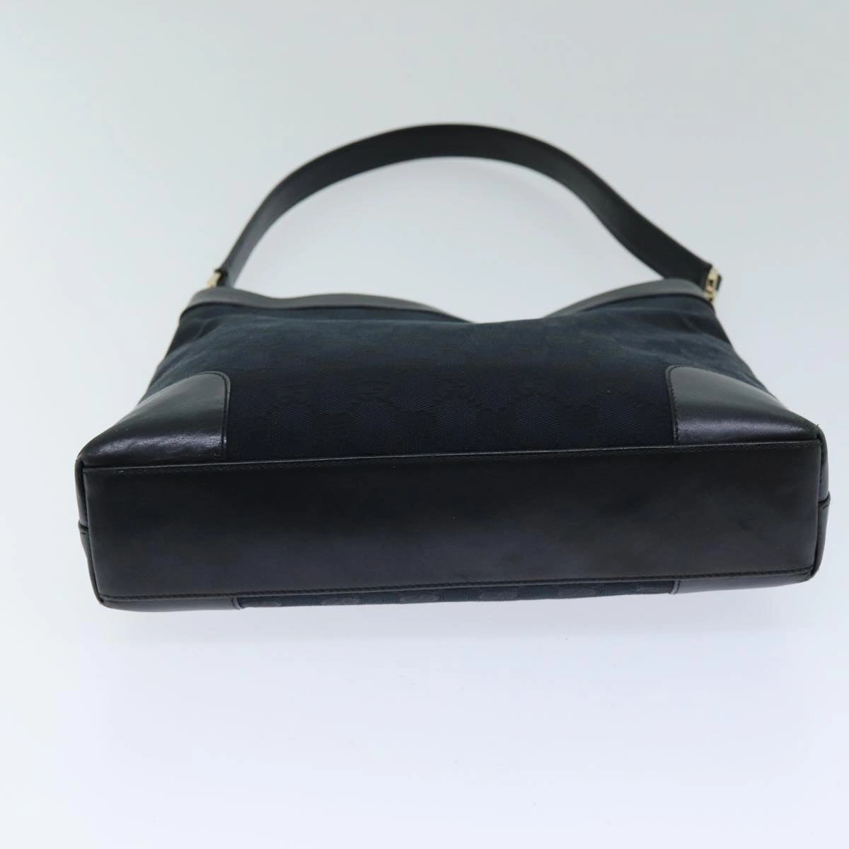 GUCCI GG Canvas Shoulder Bag Black 001 4231  75599