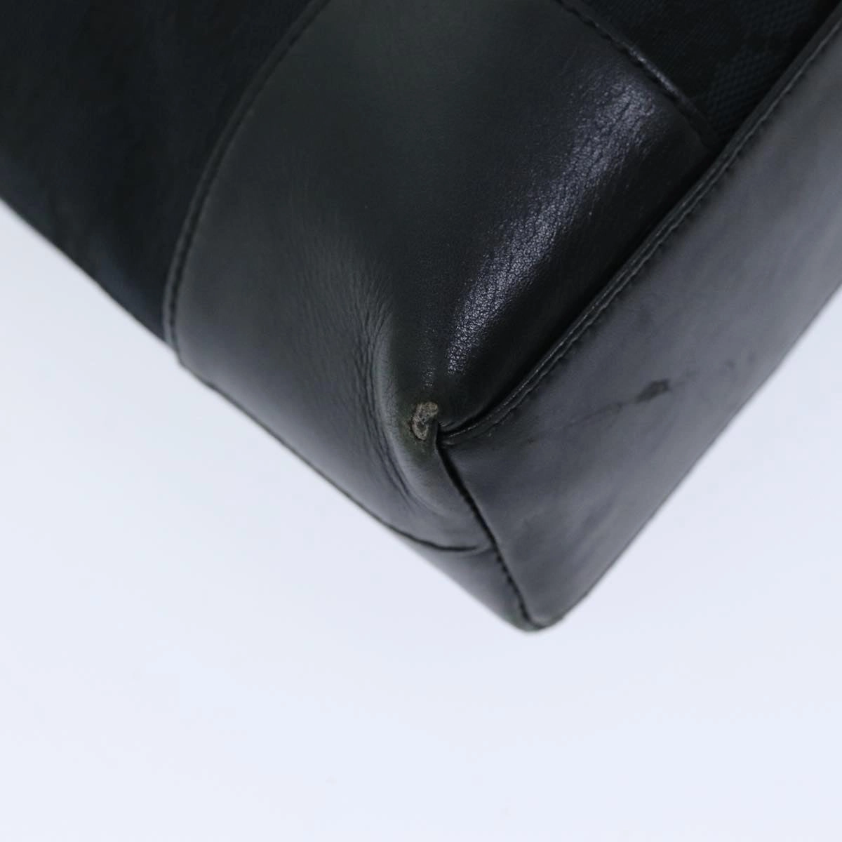 GUCCI GG Canvas Shoulder Bag Black 001 4231  75599