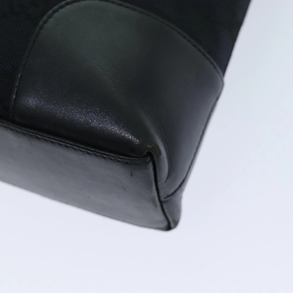 GUCCI GG Canvas Shoulder Bag Black 001 4231  75599