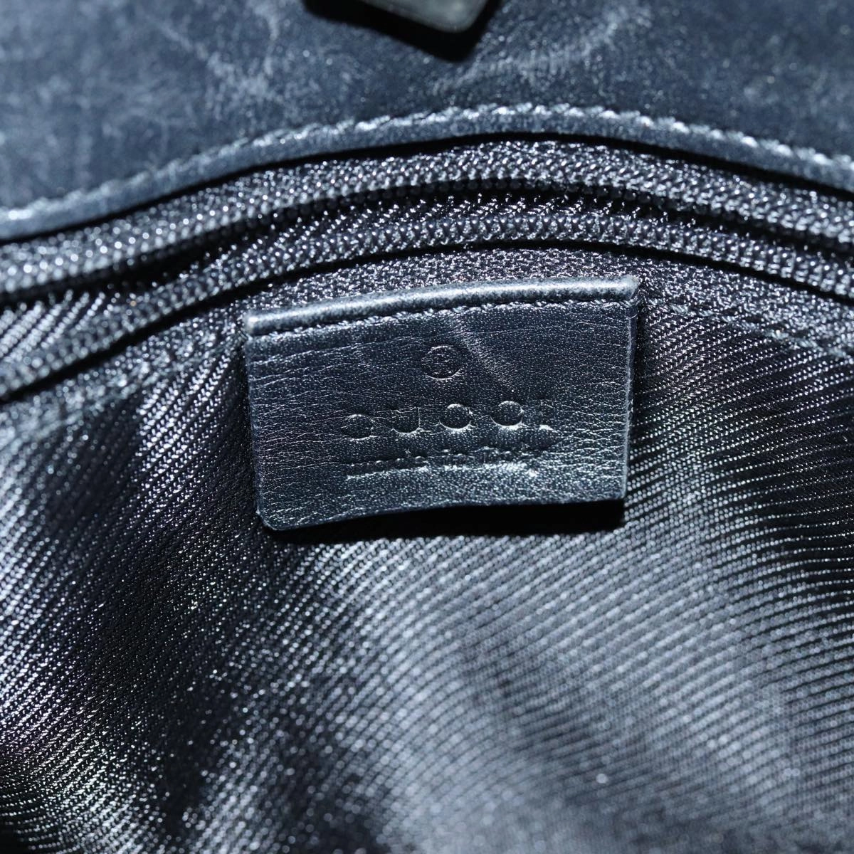 GUCCI GG Canvas Shoulder Bag Black 001 4231  75599