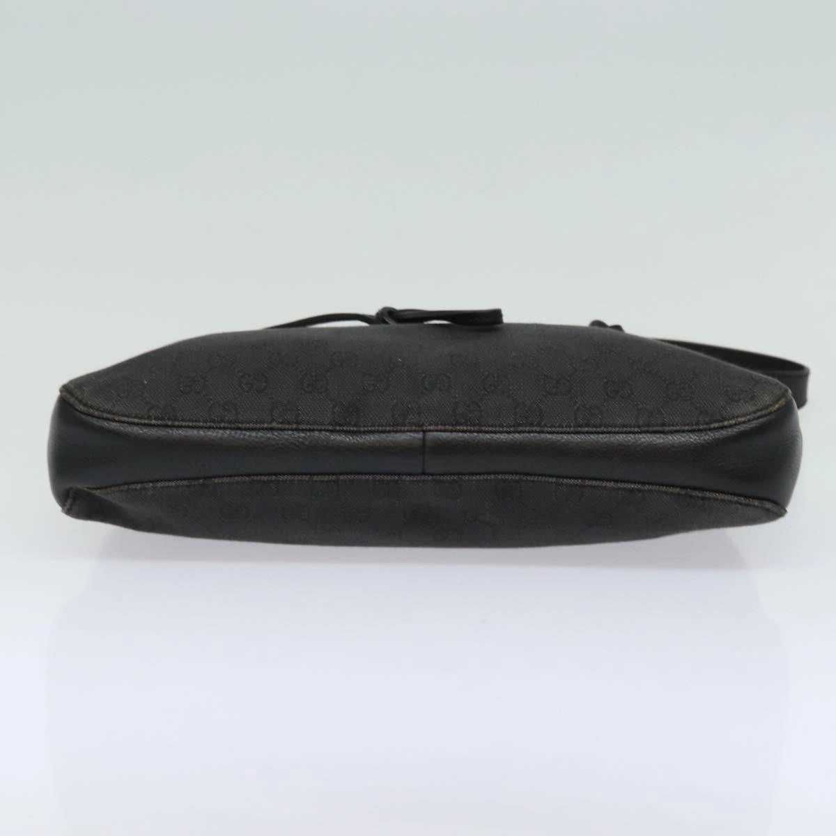 GUCCI GG Canvas Shoulder Bag Black 101975  78344