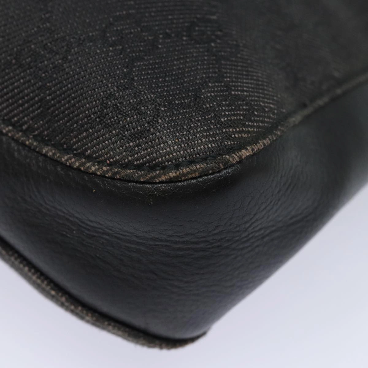 GUCCI GG Canvas Shoulder Bag Black 101975  78344
