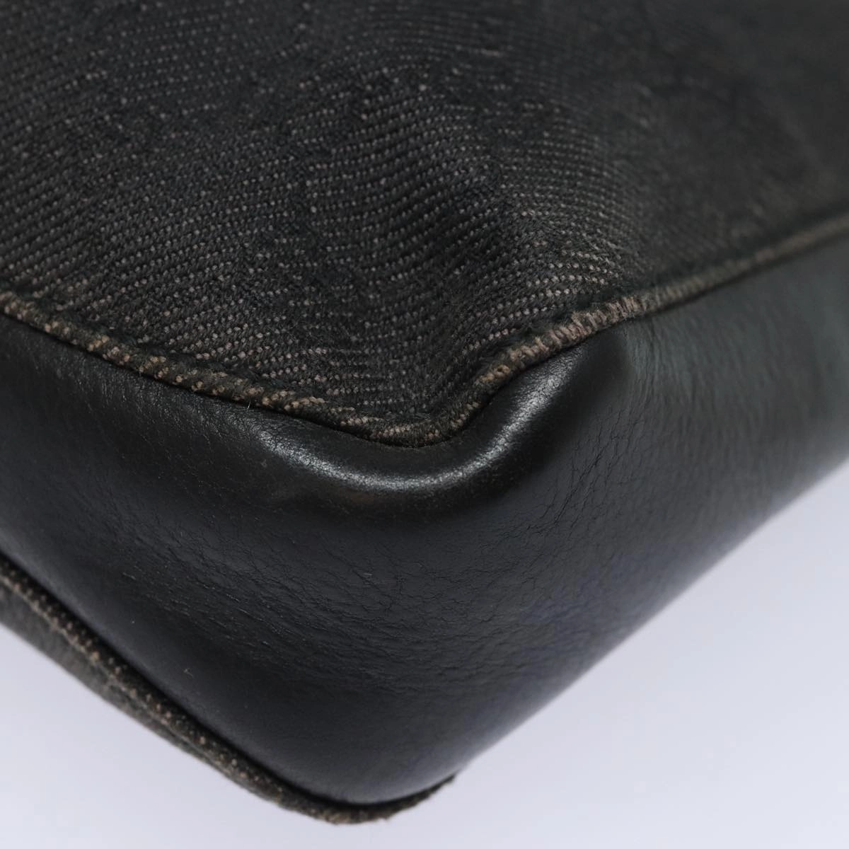 GUCCI GG Canvas Shoulder Bag Black 101975  78344