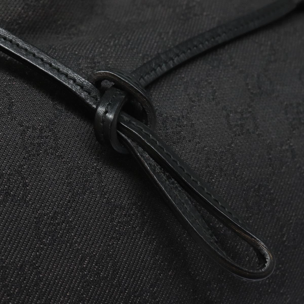 GUCCI GG Canvas Shoulder Bag Black 101975  78344