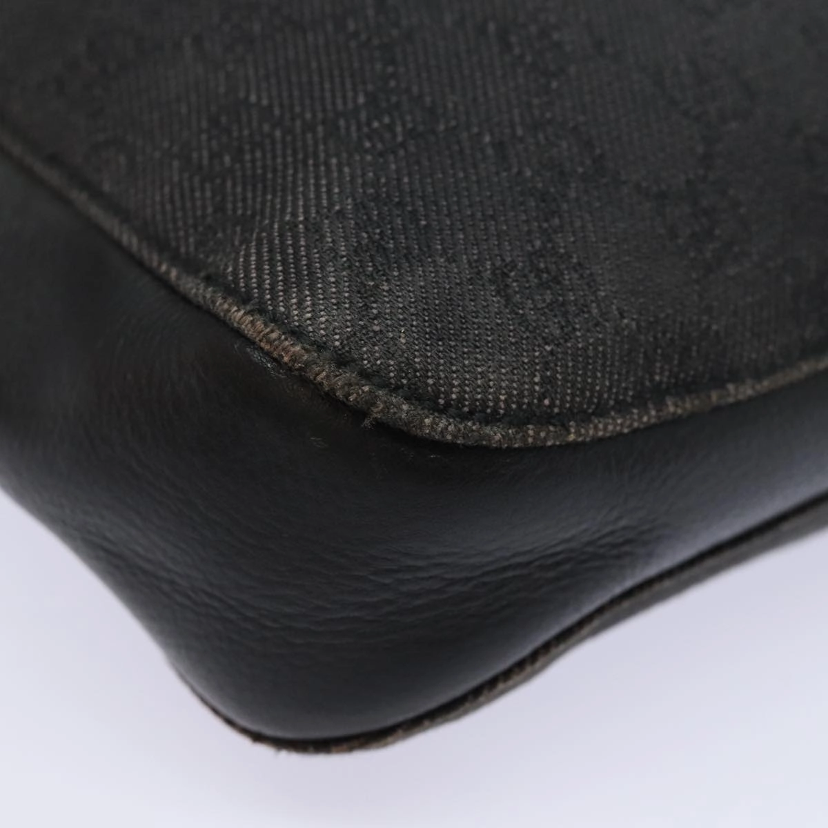 GUCCI GG Canvas Shoulder Bag Black 101975  78344