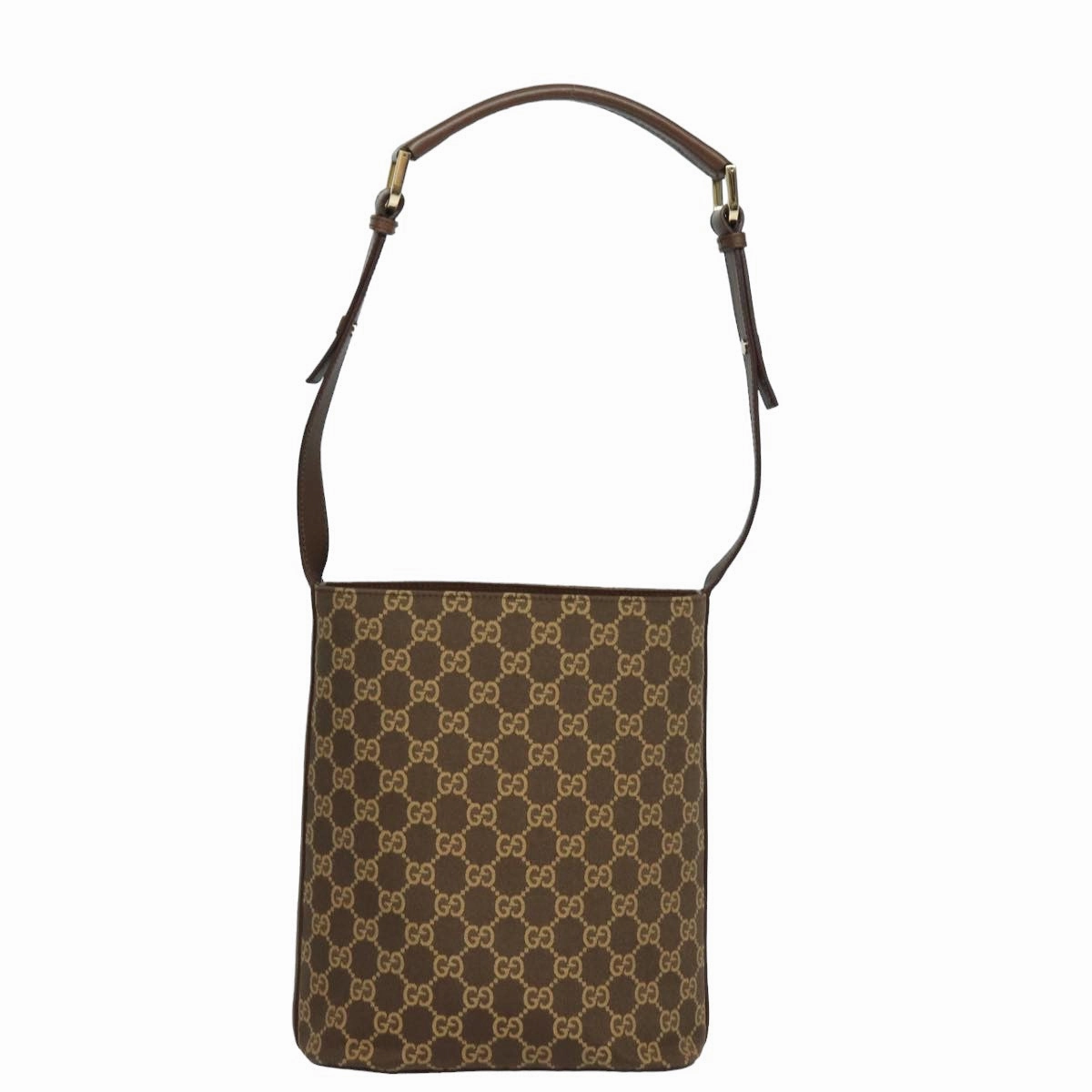 GUCCI GG Canvas Shoulder Bag Brown 001 4286  ac3098