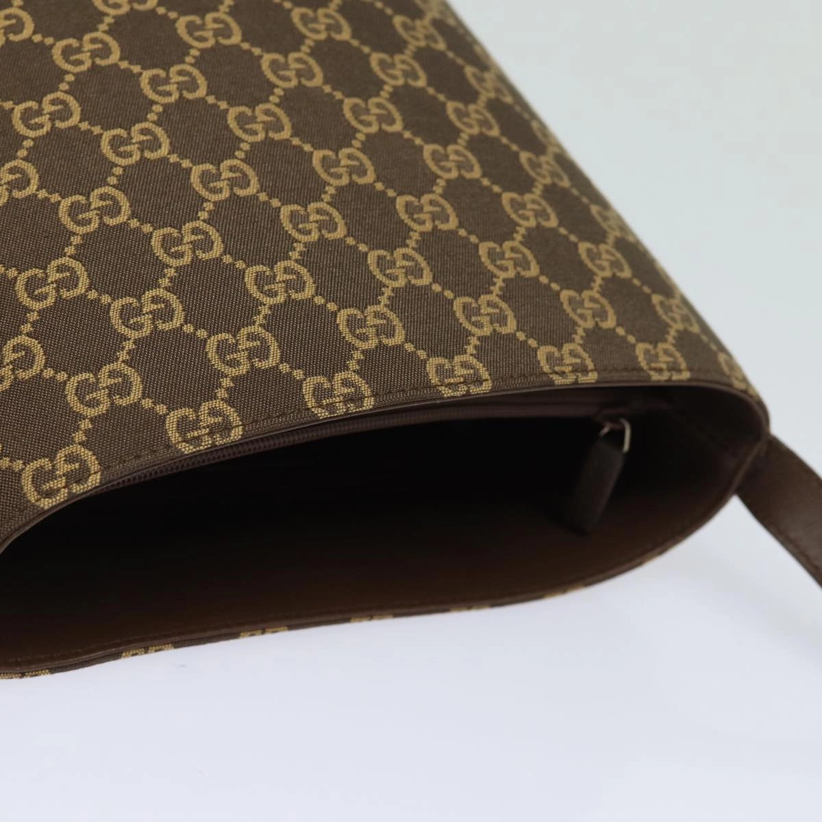 GUCCI GG Canvas Shoulder Bag Brown 001 4286  ac3098