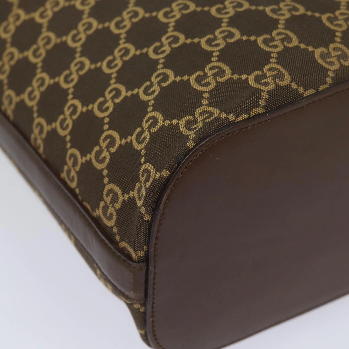 GUCCI GG Canvas Shoulder Bag Brown 001 4286  ac3098
