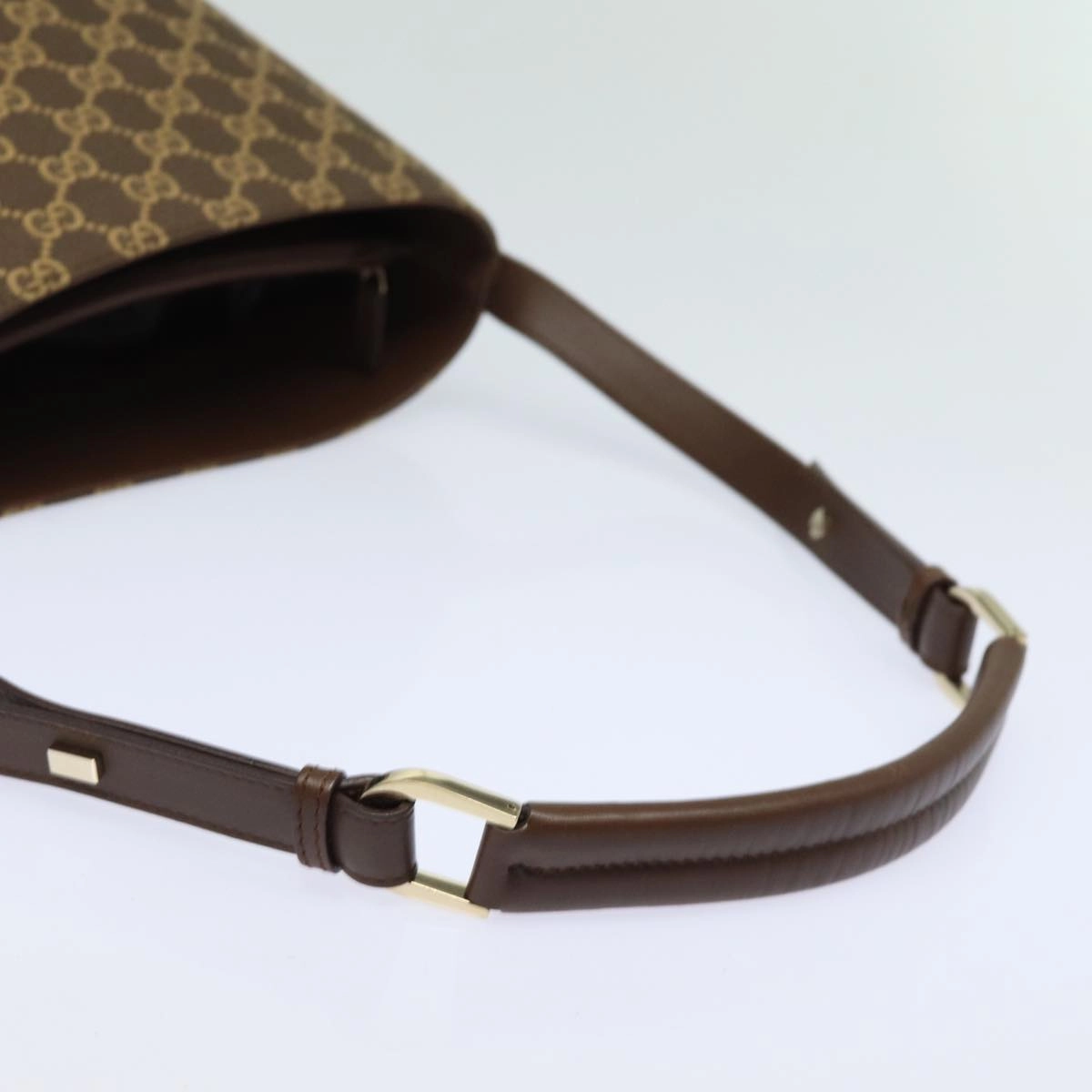 GUCCI GG Canvas Shoulder Bag Brown 001 4286  ac3098