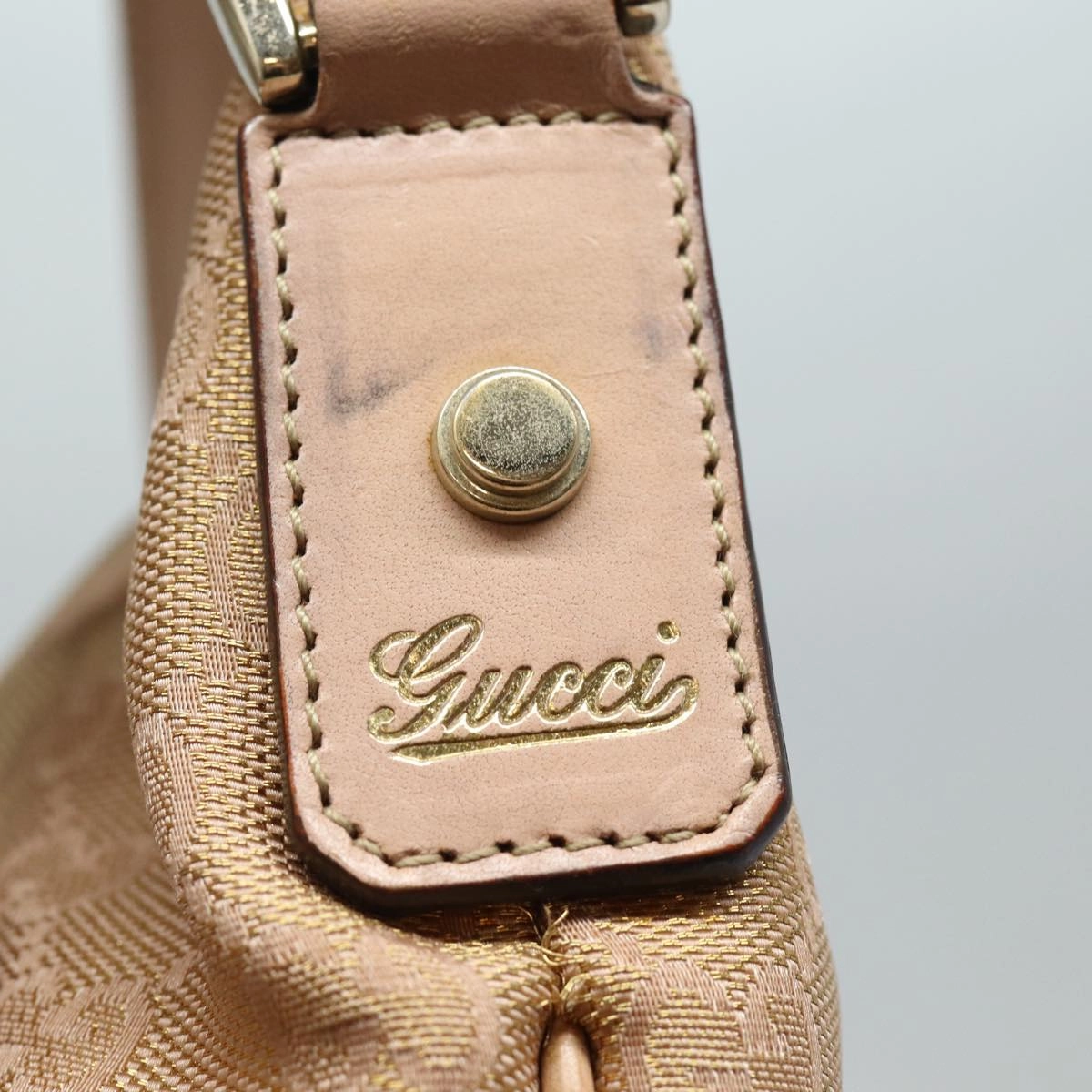 GUCCI GG Canvas Shoulder Bag Pink 131326  83708