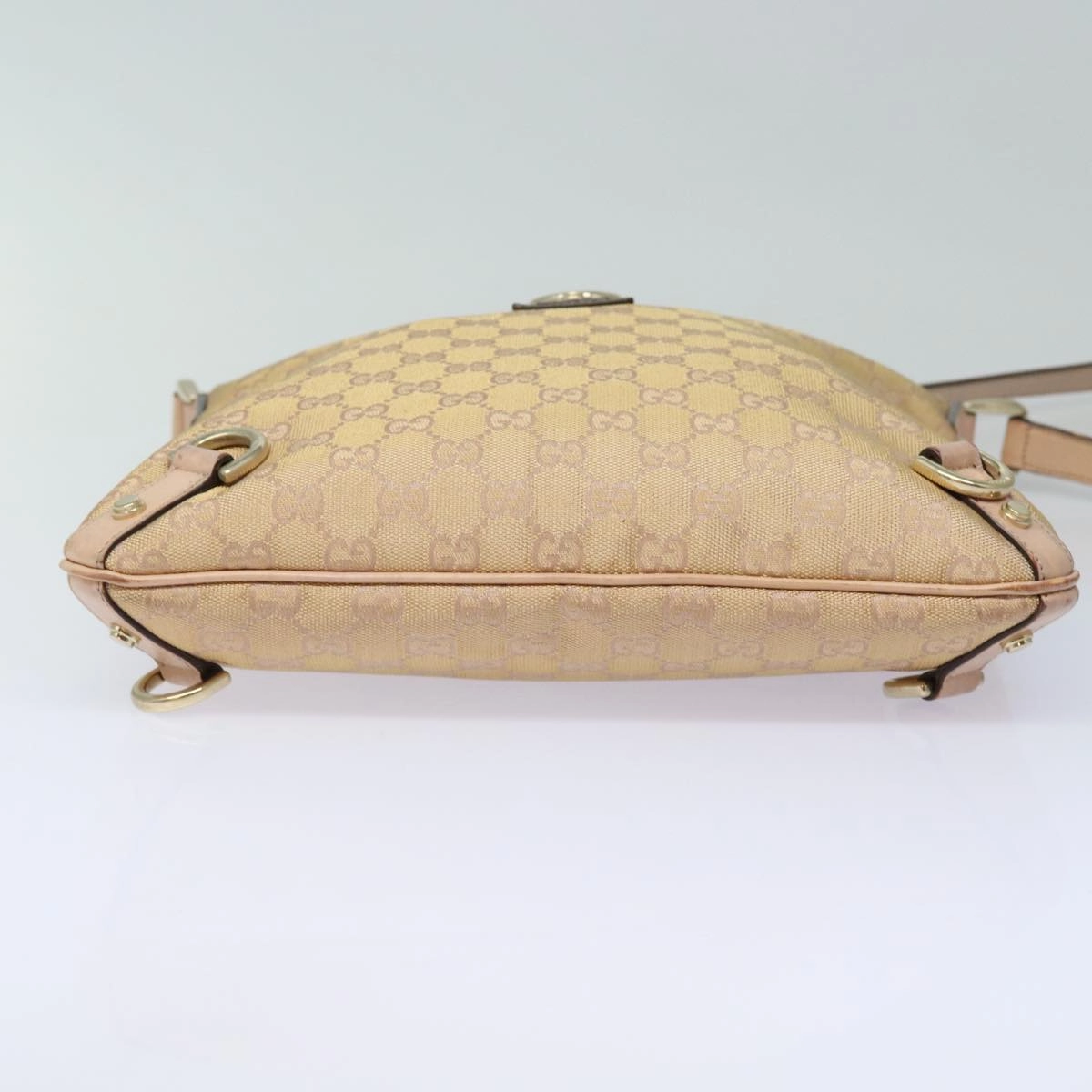 GUCCI GG Canvas Shoulder Bag Pink 131326  83708