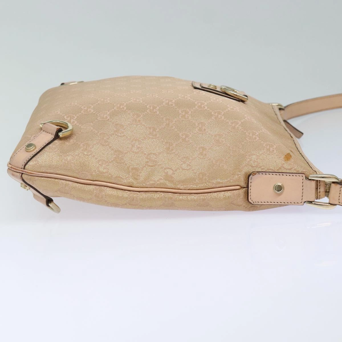 GUCCI GG Canvas Shoulder Bag Pink 131326  83708