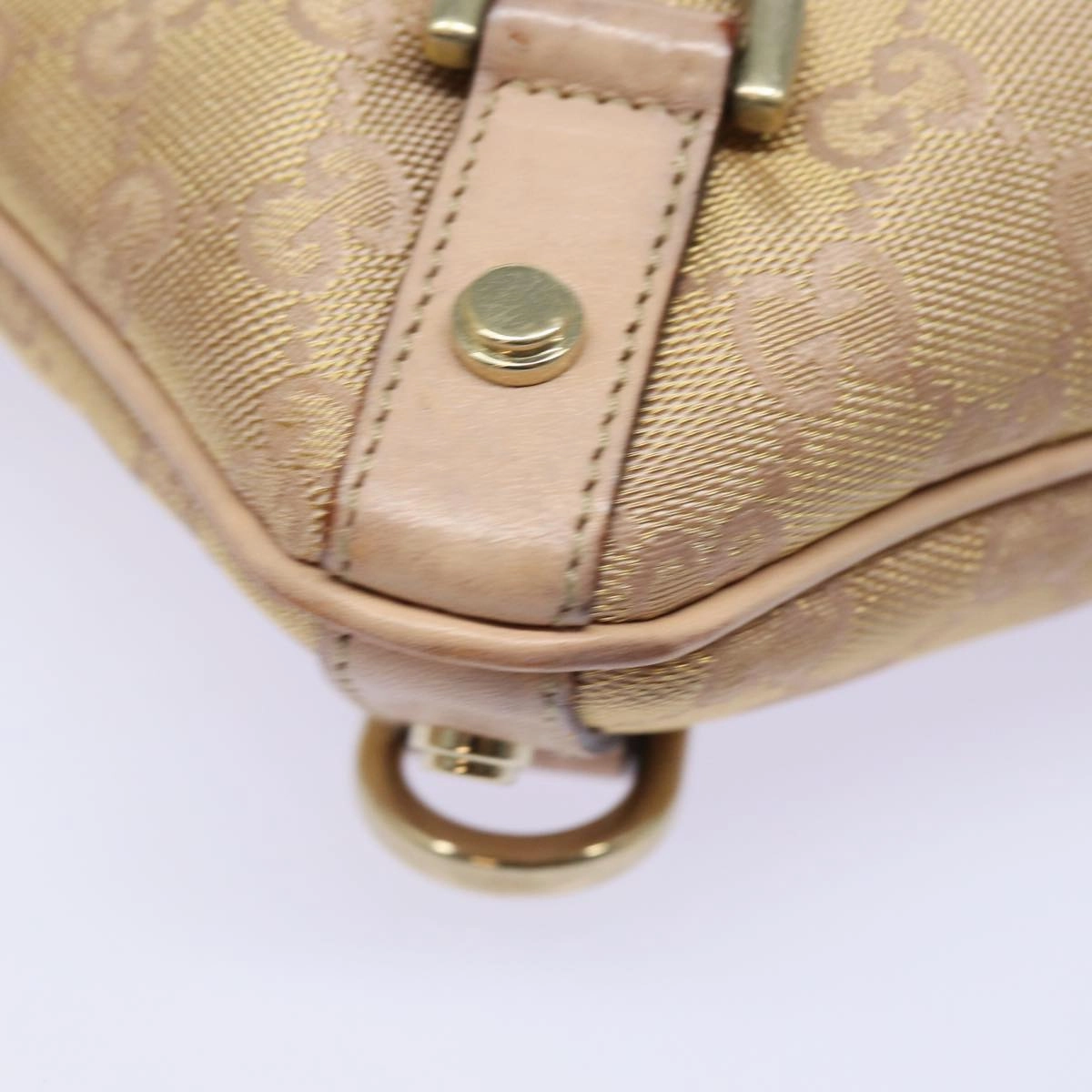 GUCCI GG Canvas Shoulder Bag Pink 131326  83708