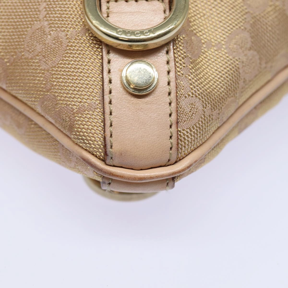 GUCCI GG Canvas Shoulder Bag Pink 131326  83708