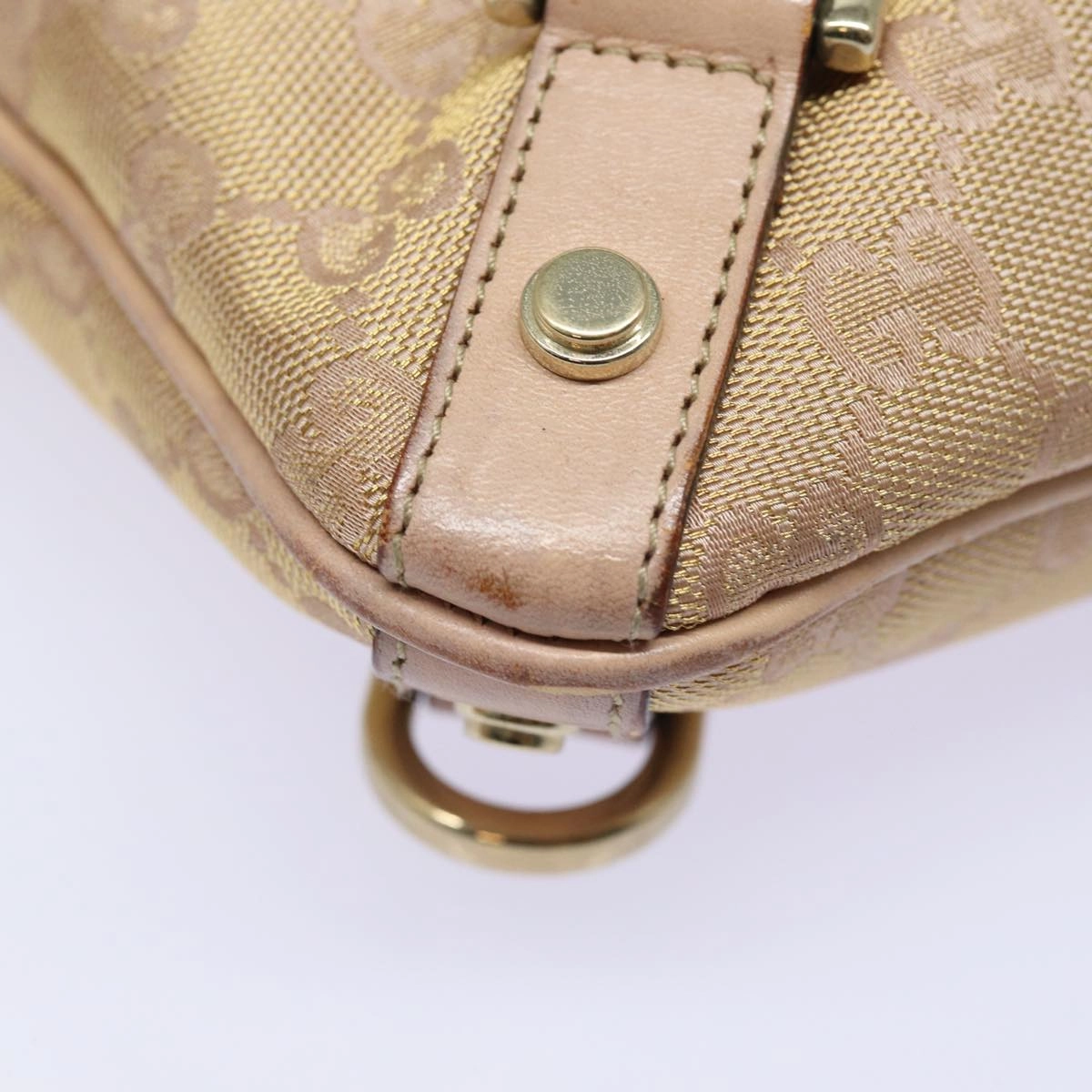GUCCI GG Canvas Shoulder Bag Pink 131326  83708
