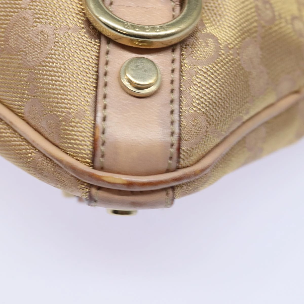 GUCCI GG Canvas Shoulder Bag Pink 131326  83708