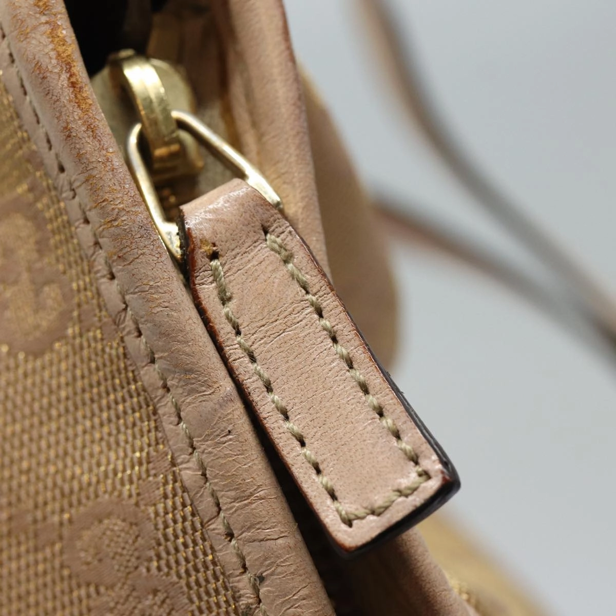GUCCI GG Canvas Shoulder Bag Pink 131326  83708