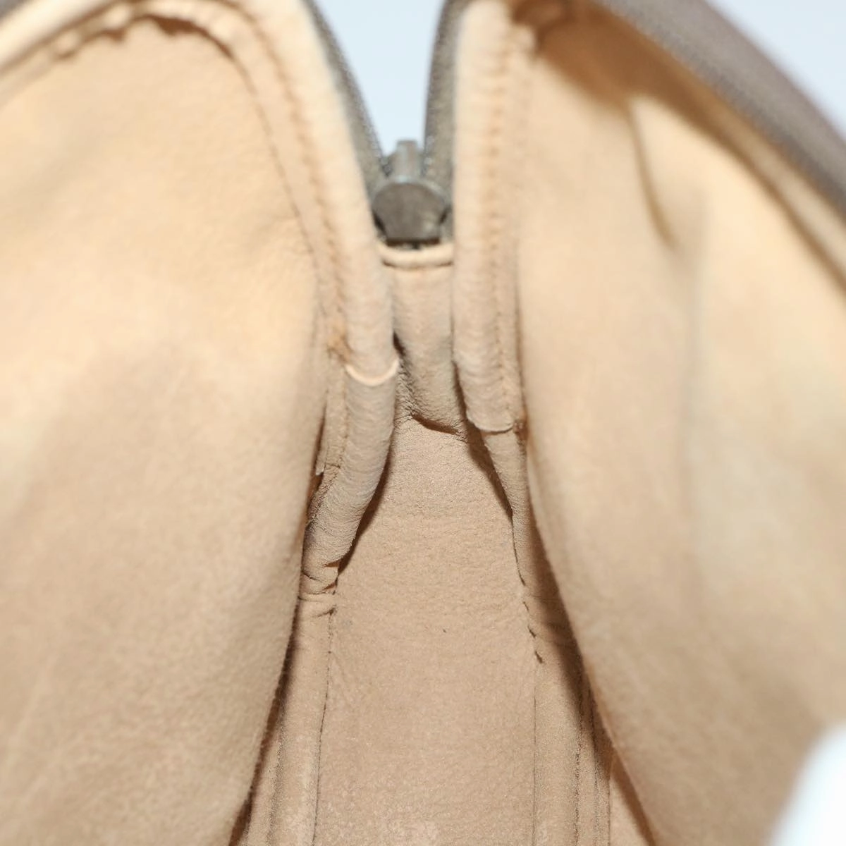 GUCCI GG Canvas Shoulder Bag PVC Leather Beige  57244