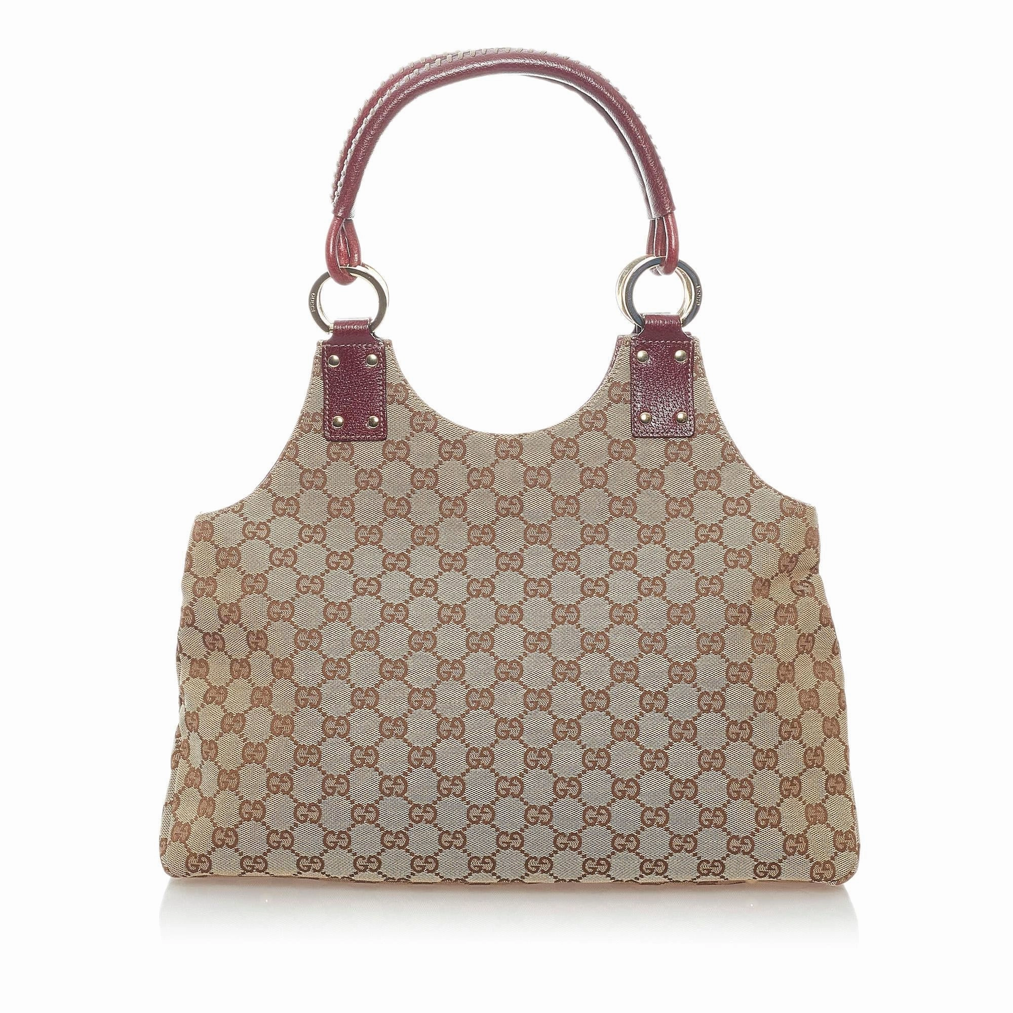 Gucci GG Canvas Shoulder Bag (SHG-32241)
