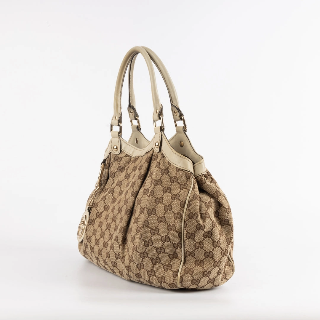 Gucci GG Canvas Sukey Shoulder Bag