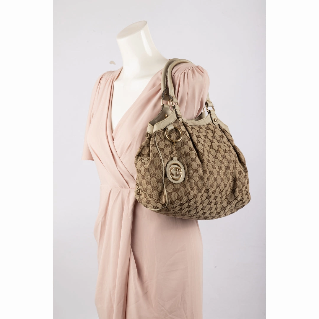 Gucci GG Canvas Sukey Shoulder Bag