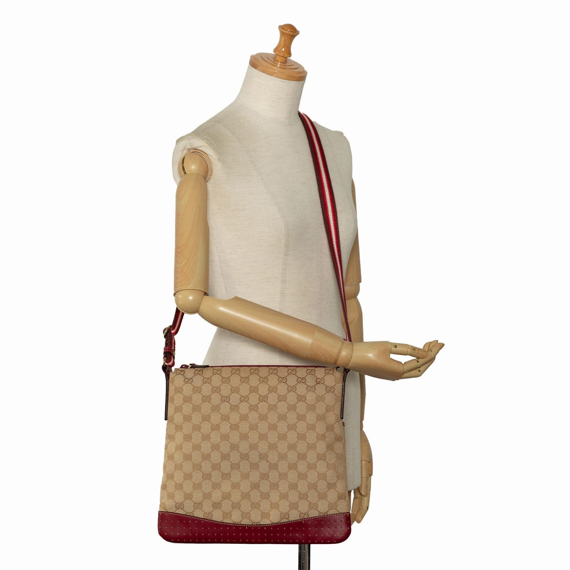 Gucci GG Canvas Web Crossbody (SHG-6C15R6)