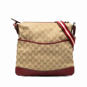 Gucci GG Canvas Web Crossbody (SHG-6C15R6)
