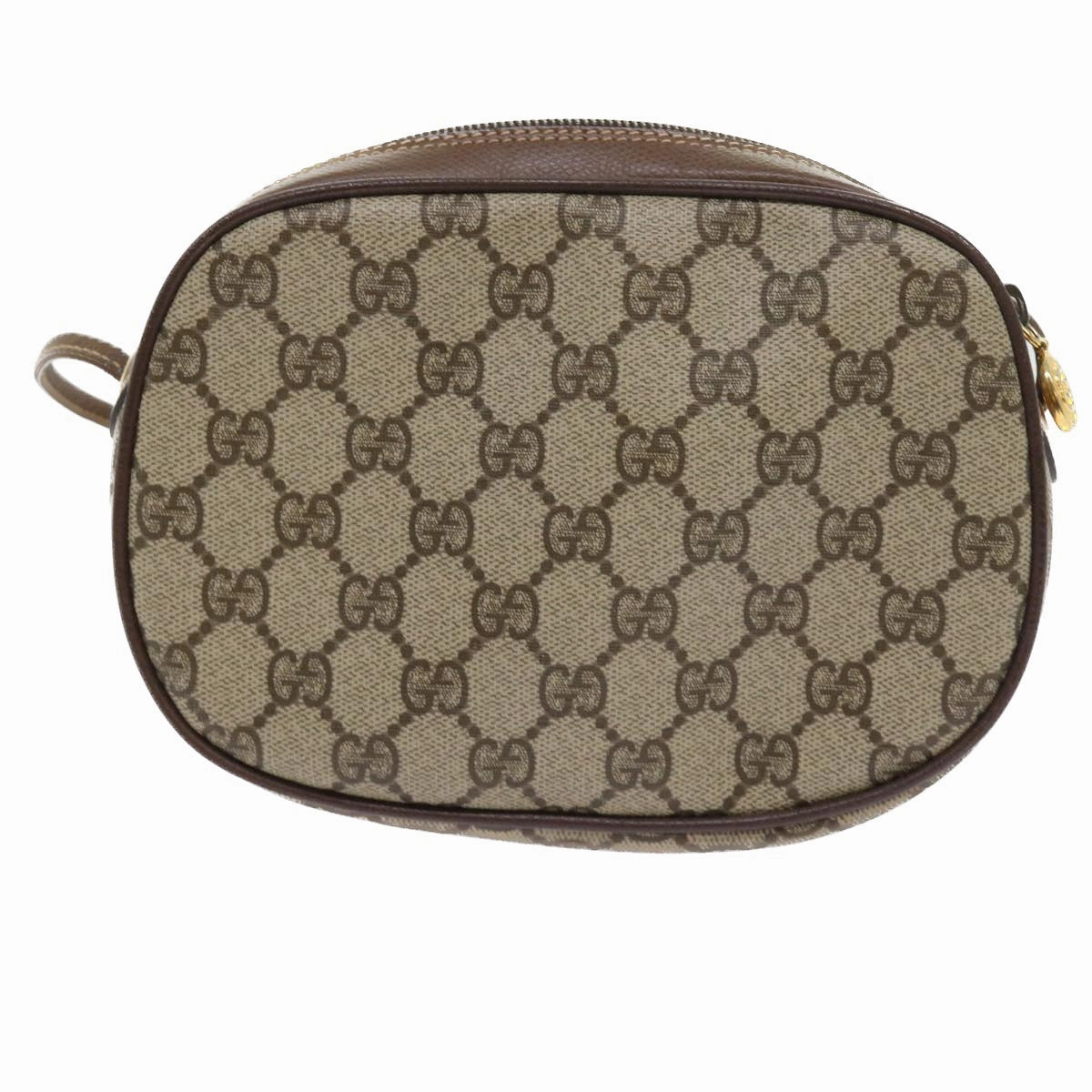 GUCCI GG Canvas Web Sherry Line Shoulder Bag Beige Red Green  ki3607