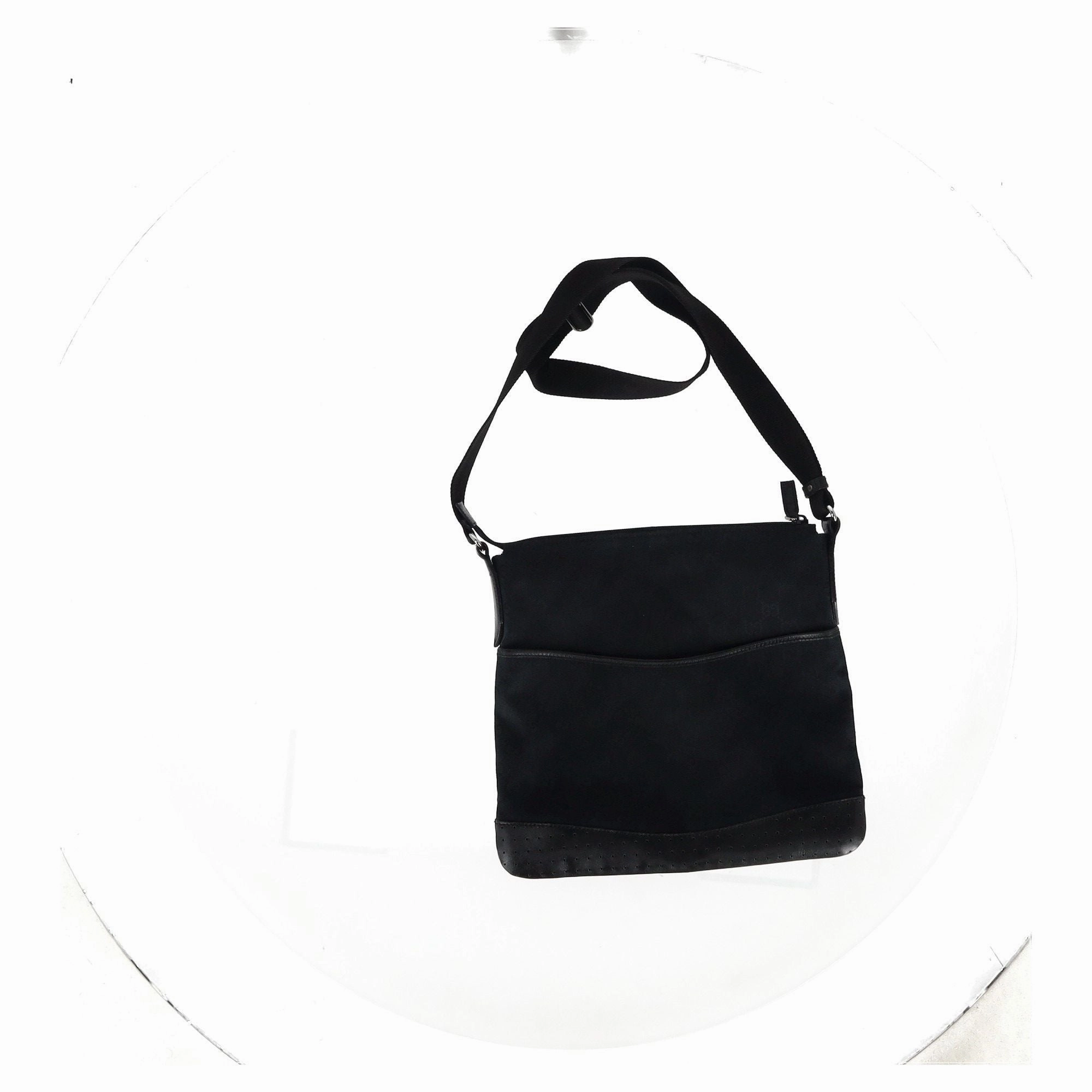 Gucci GG Crossbody Bag in Black Canvas