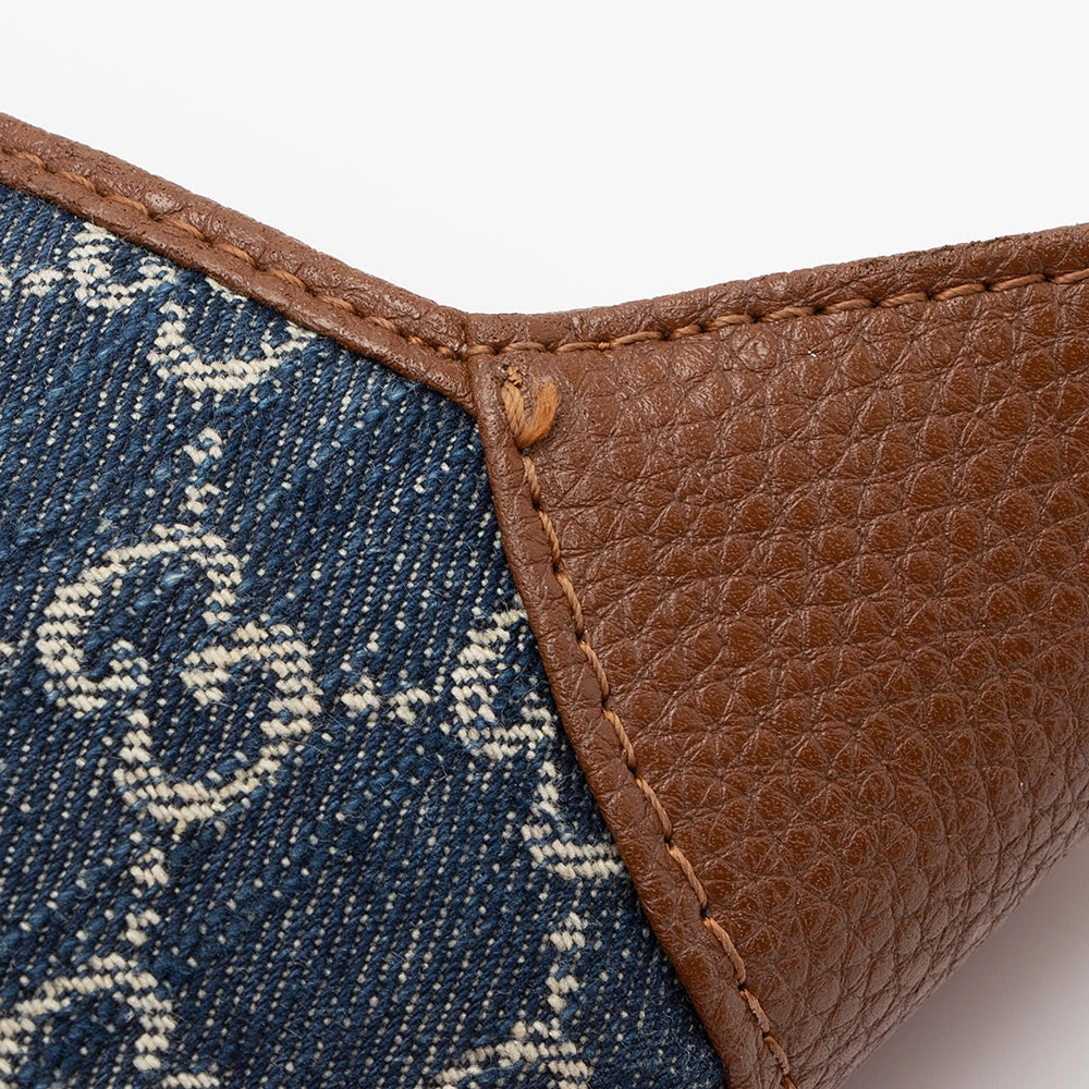 Gucci GG Denim Jackie 1961 Small Shoulder Bag (SHF-20758)