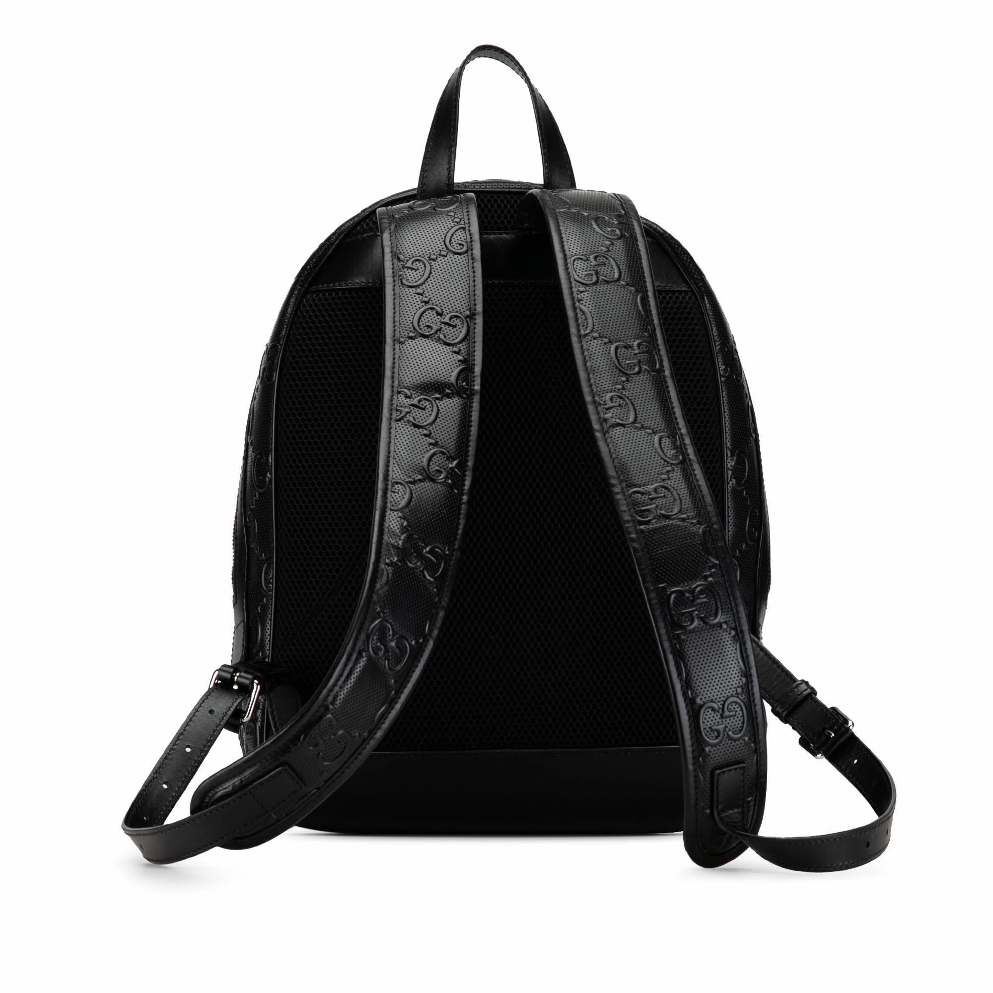 Gucci GG Embossed Tennis Backpack (SHG-MZSdOA)