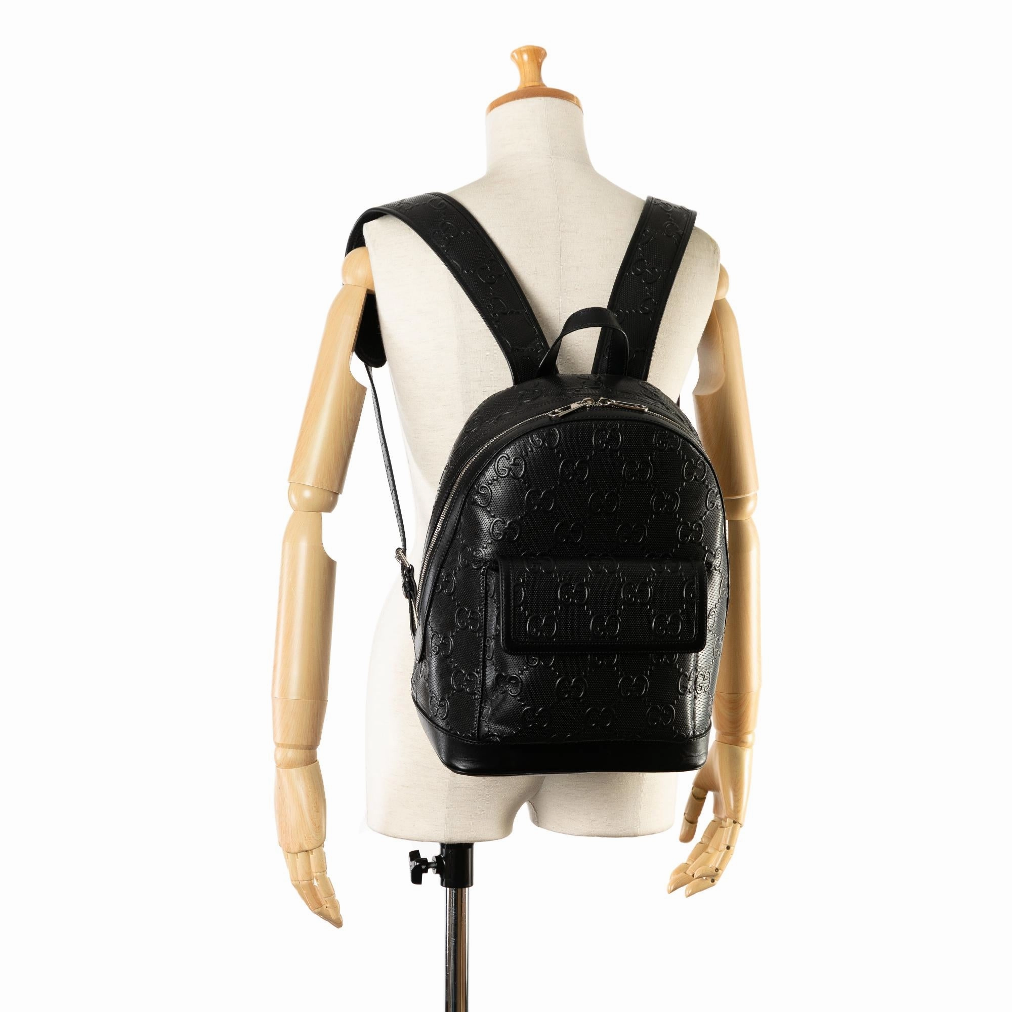 Gucci GG Embossed Tennis Backpack (SHG-MZSdOA)